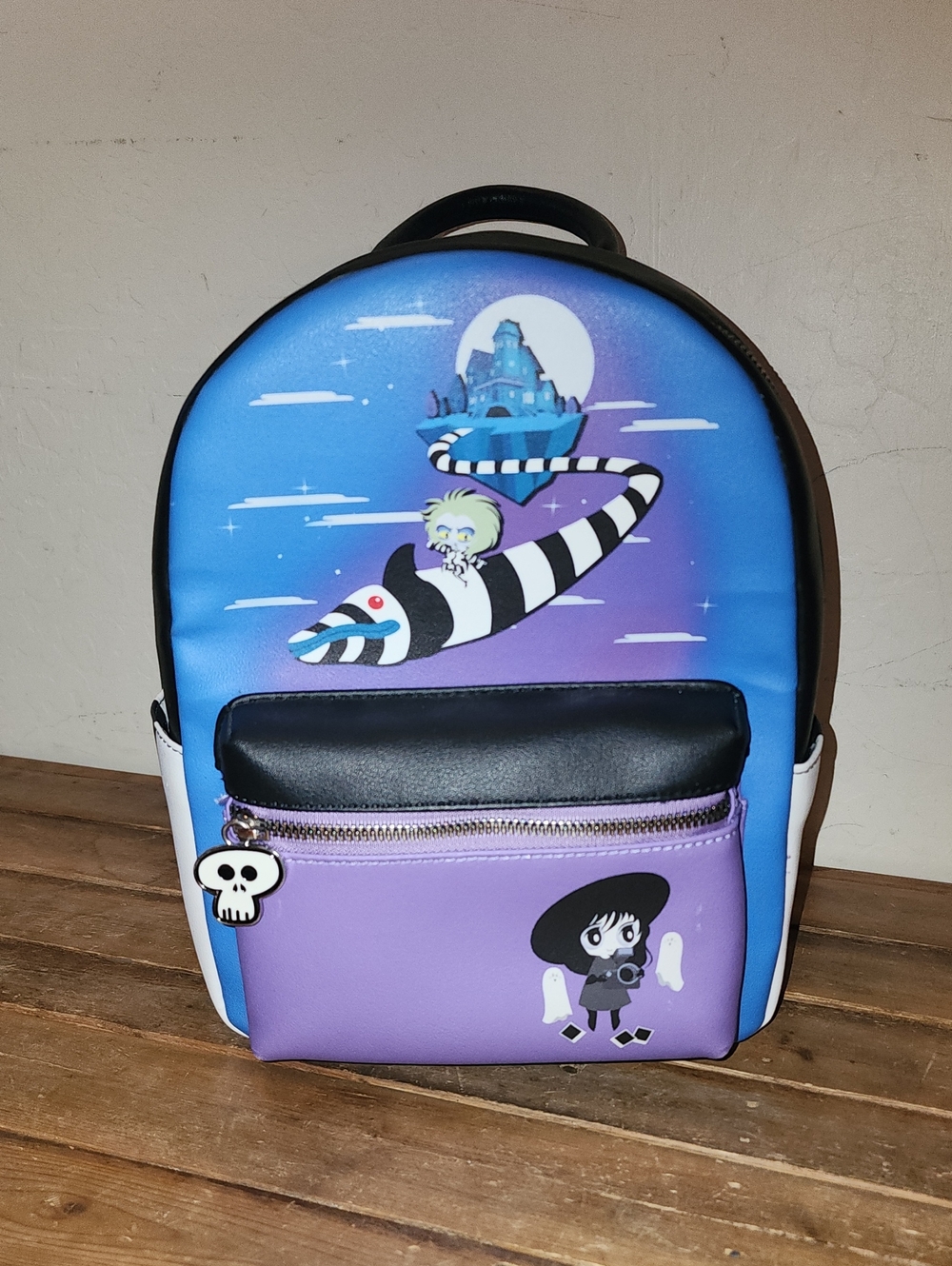 Her Universe Beetle Juice Back Pack. Used Once In Good Condition.